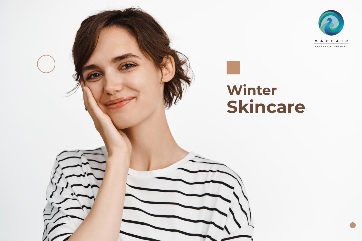 A girl smiling after great winter skincare tips