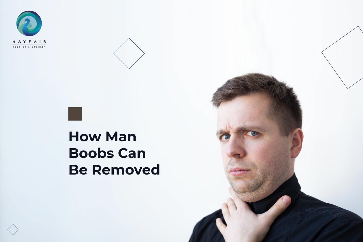 A guy thinking of man boobs removal
