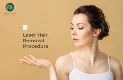 A girl explaining Laser Hair Removal Procedure